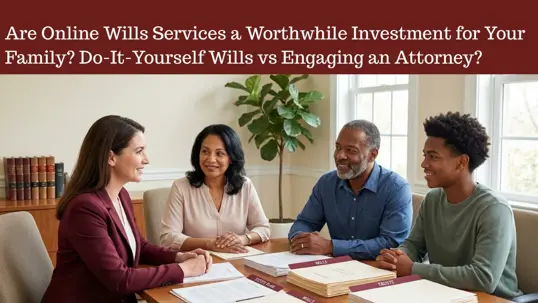 Are Online Wills Services a Worthwhile Investment for Your Family? Do-It-Yourself Wills vs. Engaging an Attorney