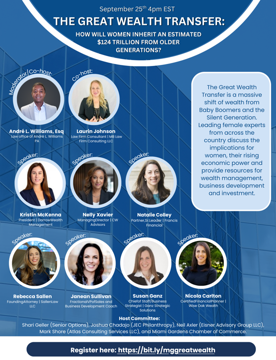 The great wealth transfer flyer